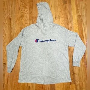 Vintage Champion Middleweight Gray Long Sleeve Shirt Size XL